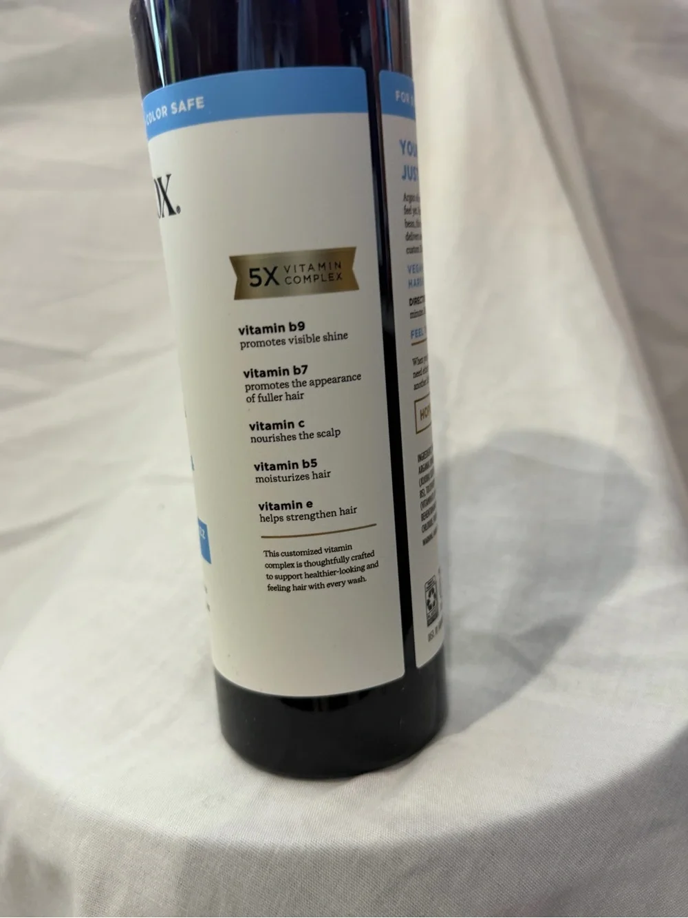 Soapbox Argan Oil & Vanilla Conditioner - Blue & White Bottle - Picture 3 of 3